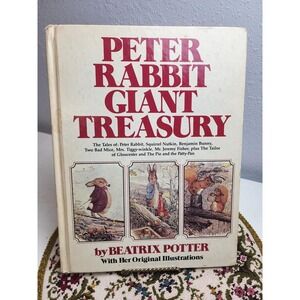 Vintage Children's Book "Peter Rabbit Giant Treasury" by Beatrix Potter
